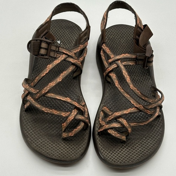 Chaco ZX2 Yampa J105016 Strappy Brown Toe Loop Water Sandals US Women's Size 9 - Picture 3 of 11